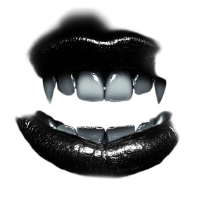 Vampire Fangs V3 Vinyl Car Decal Sticker – Waterproof & UV-Resistant 8" Vampire Fangs V3 Vinyl Car Decal Sticker – Waterproof & UV-Resistant 8"