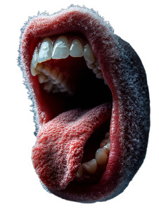 Textured Tongue Close-Up Vinyl Car Decal Sticker – Waterproof & UV-Resistant 8"