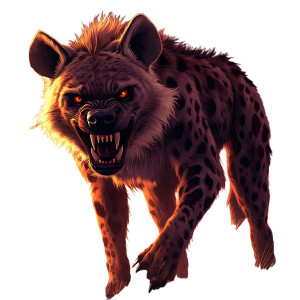 Angry Hyena V2 Vinyl Car Decal Sticker – Waterproof & UV-Resistant 8" Angry Hyena V2 Vinyl Car Decal Sticker – Waterproof & UV-Resistant 8"