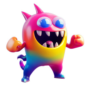 Colorful 3D Monster Vinyl Car Decal Sticker – Waterproof & UV-Resistant 8" Colorful 3D Monster Vinyl Car Decal Sticker – Waterproof & UV-Resistant 8"