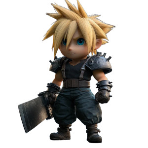 Cloud Ff7 Pixar Vinyl Car Decal Sticker – Waterproof & UV-Resistant 8"