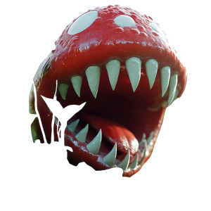Realistic Piranha Plant Vinyl Car Decal Sticker – Waterproof & UV-Resistant 8" Realistic Piranha Plant Vinyl Car Decal Sticker – Waterproof & UV-Resistant 8"