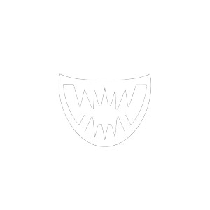 Gleam Grillz Logo Vinyl Car Decal Sticker – Waterproof & UV-Resistant 8"