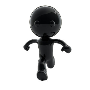 Running Stickman Vinyl Car Decal Sticker – Waterproof & UV-Resistant 8"
