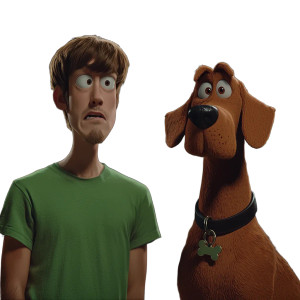 Scooby Doo Scene Vinyl Car Decal Sticker – Waterproof & UV-Resistant 