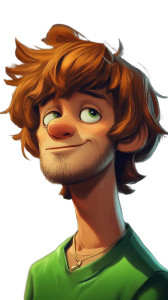 Shaggy From Scooby-Doo Vinyl Car Decal Sticker – Waterproof & UV-Resistant 8"