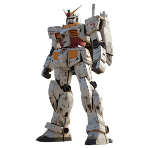 Gundam Model Scene Vinyl Car Decal Sticker – Waterproof & UV-Resistant 8"