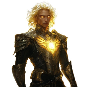 Aasimar Knight Vinyl Car Decal Sticker – Waterproof & UV-Resistant 8" Aasimar Knight Vinyl Car Decal Sticker – Waterproof & UV-Resistant 8"