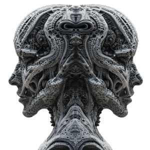 Giger Biomechanical Humanoid Vinyl Car Decal Sticker – Waterproof & UV-Resistant 8" Giger Biomechanical Humanoid Vinyl Car Decal Sticker – Waterproof & UV-Resistant 8"