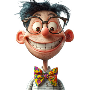 Mischievous Character Vinyl Car Decal Sticker – Waterproof & UV-Resistant 8"