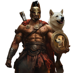 Spartan Doge Warrior Vinyl Car Decal Sticker – Waterproof & UV-Resistant 8" Spartan Doge Warrior Vinyl Car Decal Sticker – Waterproof & UV-Resistant 8"