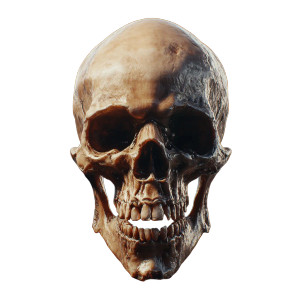 Detailed Human Skull Vinyl Car Decal Sticker – Waterproof & UV-Resistant 8" Detailed Human Skull Vinyl Car Decal Sticker – Waterproof & UV-Resistant 8"