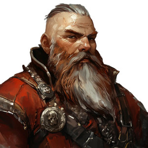 Dwarf In Red Vinyl Car Decal Sticker – Waterproof & UV-Resistant 8"