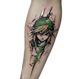Zelda Tattoo Vinyl Car Decal Sticker – Waterproof & UV-Resistant 8" Zelda Tattoo Vinyl Car Decal Sticker – Waterproof & UV-Resistant 8"