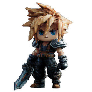 Final Fantasy Pixel Art Vinyl Car Decal Sticker – Waterproof & UV-Resistant 8" Final Fantasy Pixel Art Vinyl Car Decal Sticker – Waterproof & UV-Resistant 8"