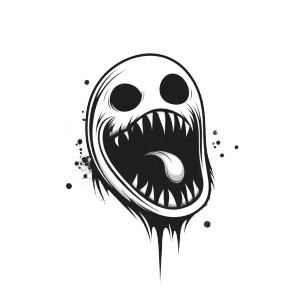 Horror Creature V9 Vinyl Car Decal Sticker – Waterproof & UV-Resistant 8"