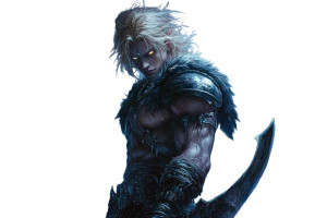 Dark Fantasy Barbarian V2 Vinyl Car Decal Sticker – Waterproof & UV-Resistant 8"