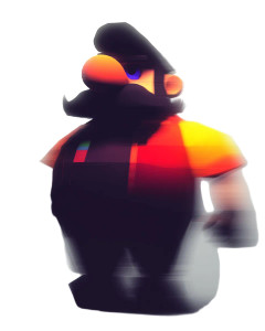 Low Poly Character Vinyl Car Decal Sticker – Waterproof & UV-Resistant 8"