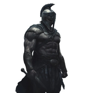 Dark Fantasy Warrior V18 Vinyl Car Decal Sticker – Waterproof & UV-Resistant 8"