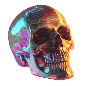 Holographic Glitch Skull Vinyl Car Decal Sticker – Waterproof & UV-Resistant 8" Holographic Glitch Skull Vinyl Car Decal Sticker – Waterproof & UV-Resistant 8"