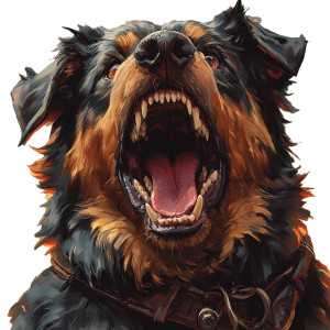 Barking Wow Dog Vinyl Car Decal Sticker – Waterproof & UV-Resistant 8"