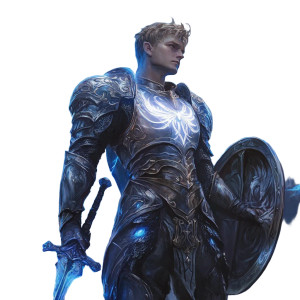 Angelic Warrior V9 Vinyl Car Decal Sticker – Waterproof & UV-Resistant 8"