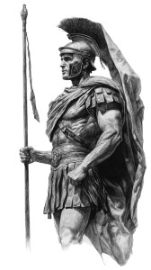 Ancient Roman Soldier Vinyl Car Decal Sticker – Waterproof & UV-Resistant 8" Ancient Roman Soldier Vinyl Car Decal Sticker – Waterproof & UV-Resistant 8"