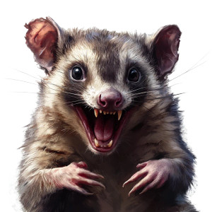 Grinning Possum Vinyl Car Decal Sticker – Waterproof & UV-Resistant 8" Grinning Possum Vinyl Car Decal Sticker – Waterproof & UV-Resistant 8"