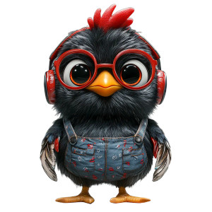 Angry Chicken Character Vinyl Car Decal Sticker – Waterproof & UV-Resistant 8" Angry Chicken Character Vinyl Car Decal Sticker – Waterproof & UV-Resistant 8"