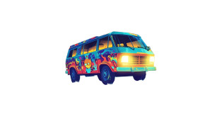 Mystery Team Van Vinyl Car Decal Sticker – Waterproof & UV-Resistant 8"