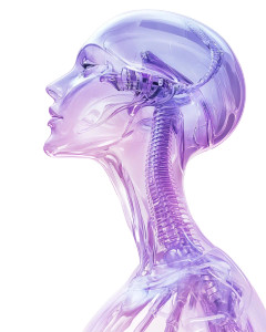 Glass Holographic Figure Vinyl Car Decal Sticker – Waterproof & UV-Resistant 8"