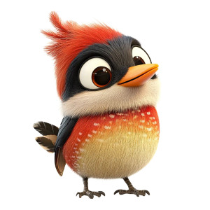 Cute Woodpecker Vinyl Car Decal Sticker – Waterproof & UV-Resistant 8" Cute Woodpecker Vinyl Car Decal Sticker – Waterproof & UV-Resistant 8"
