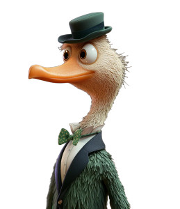 Cigogne Groom Vinyl Car Decal Sticker – Waterproof & UV-Resistant 8"