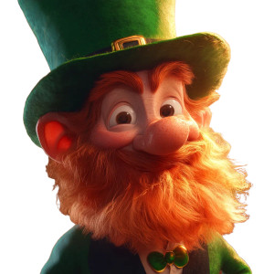 Magical Leprechaun Vinyl Car Decal Sticker – Waterproof & UV-Resistant 8"