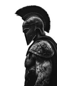 Spartan Warrior Tattoo V8 Vinyl Car Decal Sticker – Waterproof & UV-Resistant 8"