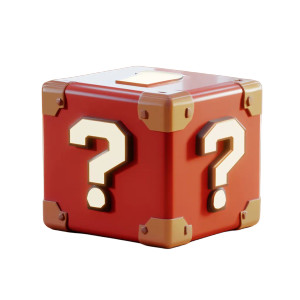3D Question Box Vinyl Car Decal Sticker – Waterproof & UV-Resistant 8"