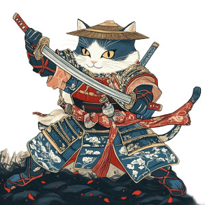 Japanese Warrior Hat Vinyl Car Decal Sticker – Waterproof & UV-Resistant 8" Japanese Warrior Hat Vinyl Car Decal Sticker – Waterproof & UV-Resistant 8"