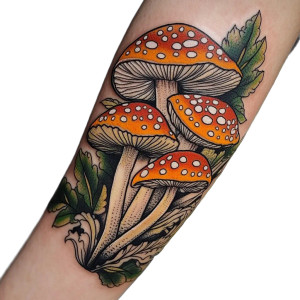 Mushroom Tattoo Vinyl Car Decal Sticker – Waterproof & UV-Resistant 8" Mushroom Tattoo Vinyl Car Decal Sticker – Waterproof & UV-Resistant 8"