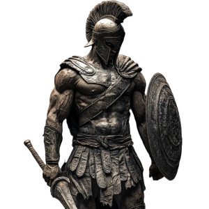 Trojan Soldier Vinyl Car Decal Sticker – Waterproof & UV-Resistant 8" Trojan Soldier Vinyl Car Decal Sticker – Waterproof & UV-Resistant 8"