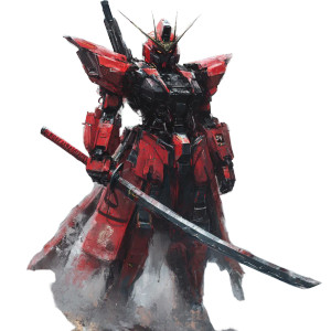 Samurai Gundam Hybrid Vinyl Car Decal Sticker – Waterproof & UV-Resistant 8" Samurai Gundam Hybrid Vinyl Car Decal Sticker – Waterproof & UV-Resistant 8"