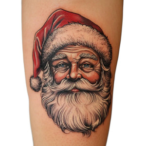 Santa Claus Tattoo Vinyl Car Decal Sticker – Waterproof & UV-Resistant 8" Santa Claus Tattoo Vinyl Car Decal Sticker – Waterproof & UV-Resistant 8"