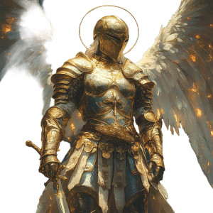 Saint Michael Archangel V13 Vinyl Car Decal Sticker – Waterproof & UV-Resistant 8"