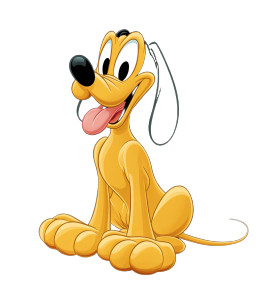 Pluto Iconic Pose Vinyl Car Decal Sticker – Waterproof & UV-Resistant 8"