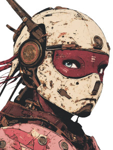 Futuristic Samurai Mask V3 Vinyl Car Decal Sticker – Waterproof & UV-Resistant 8" Futuristic Samurai Mask V3 Vinyl Car Decal Sticker – Waterproof & UV-Resistant 8"