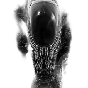 Halterneck Giger Vinyl Car Decal Sticker – Waterproof & UV-Resistant 8"