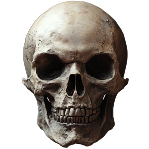 Realistic Skull Vinyl Car Decal Sticker – Waterproof & UV-Resistant 8" Realistic Skull Vinyl Car Decal Sticker – Waterproof & UV-Resistant 8"