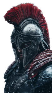 Spartan Warrior Portrait V10 Vinyl Car Decal Sticker – Waterproof & UV-Resistant 8"