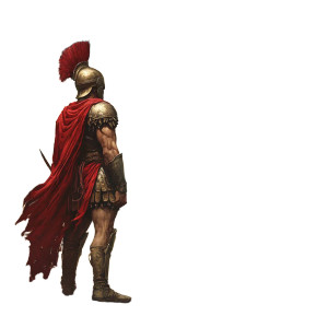 Trojan Warrior Vinyl Car Decal Sticker – Waterproof & UV-Resistant 8"