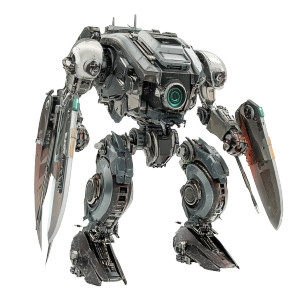 Battle Robot Concept Vinyl Car Decal Sticker – Waterproof & UV-Resistant 8"