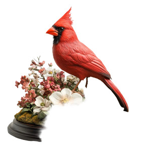 Red Cardinal Sculpture Vinyl Car Decal Sticker – Waterproof & UV-Resistant 8" Red Cardinal Sculpture Vinyl Car Decal Sticker – Waterproof & UV-Resistant 8"